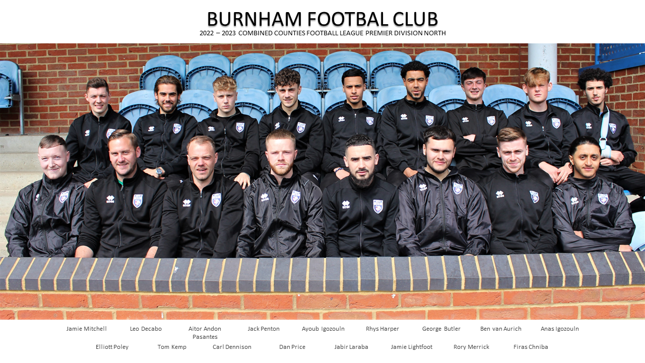 Burnham FC | Burnham FC 1st Team 2022 2023 season